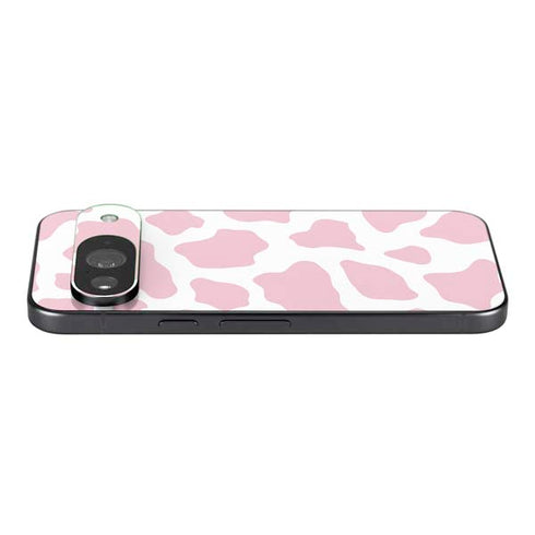 Pink Cow Print Google Pixel 9 Skin